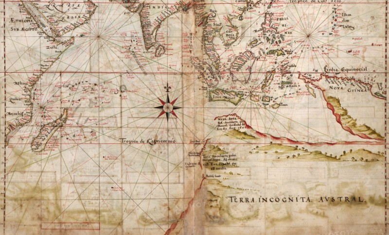 Navigational Map of the Indian Ocean - 1630 1630