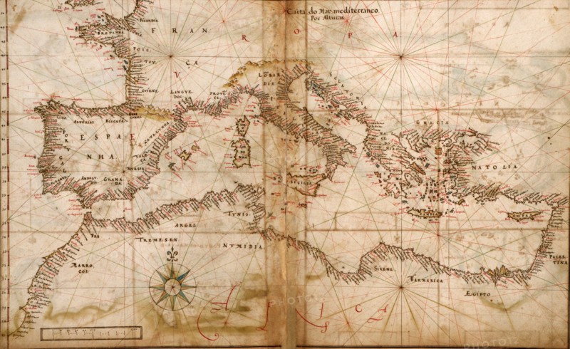 Portuguese maps of the Mediterranean Countries - 1630 1630
