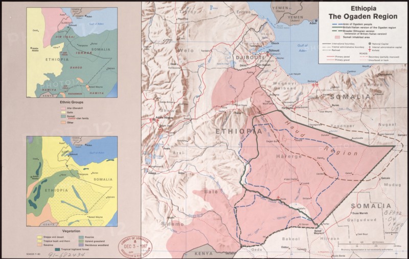 Ethiopia, the Ogaden Region. 1980