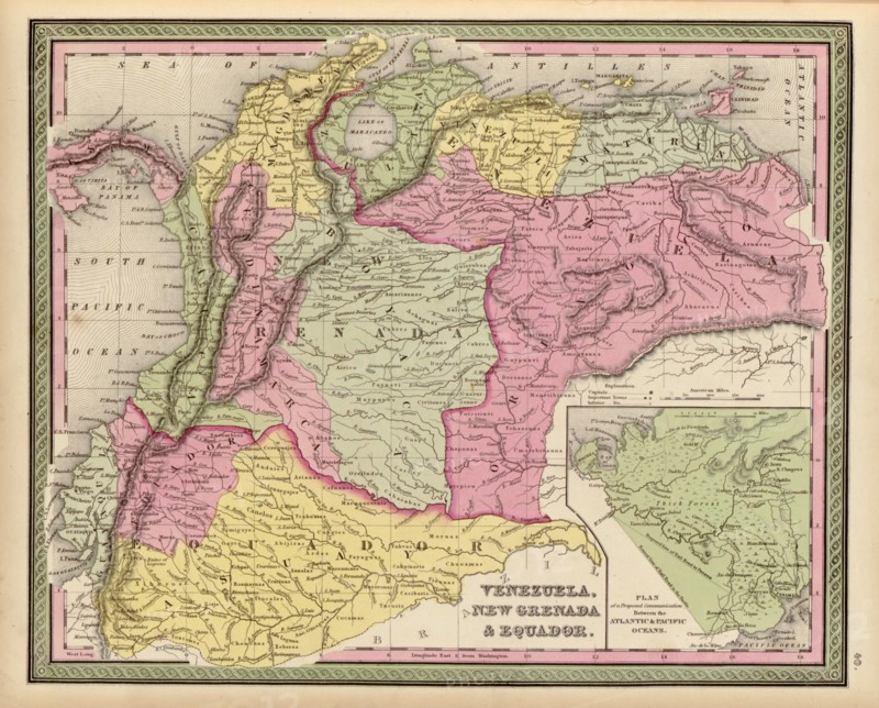 Venezuela, New Grenada & Ecuador - 1849