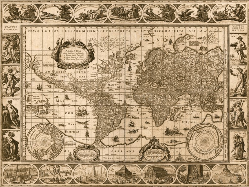 World Map - 1606 1606