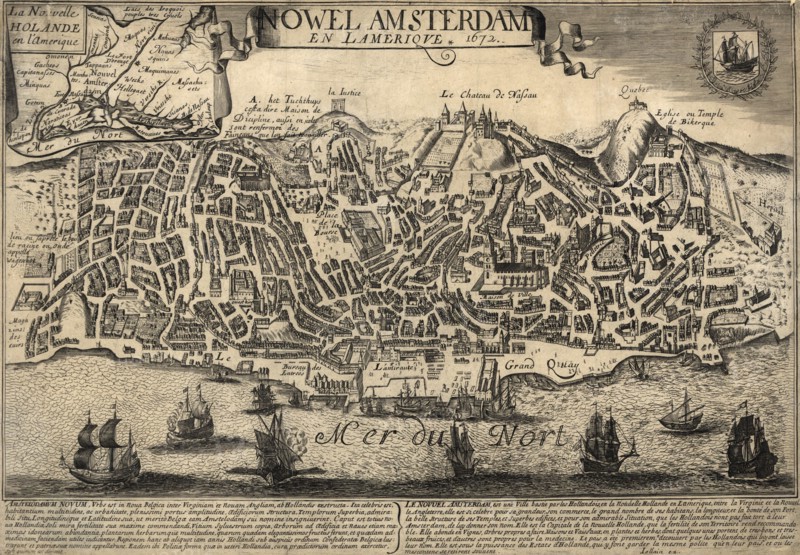New Amsterdam in the Americas - 1672 1672