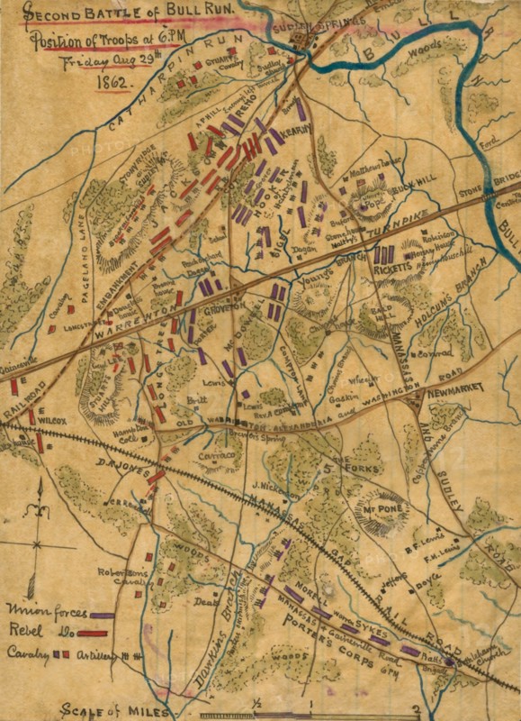 Second Battle of Bull Run or Manassas 1863