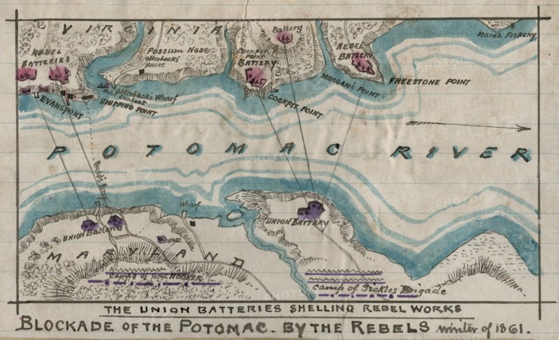 Blockade of the Potomac - winter 1861 1861