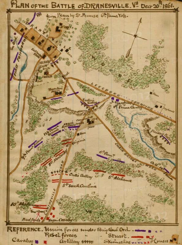 Battle of Dranesville Va 1861
