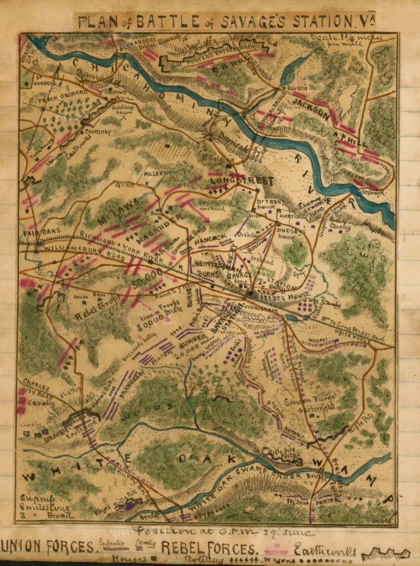 Battle of Savage's Station Va. 1862