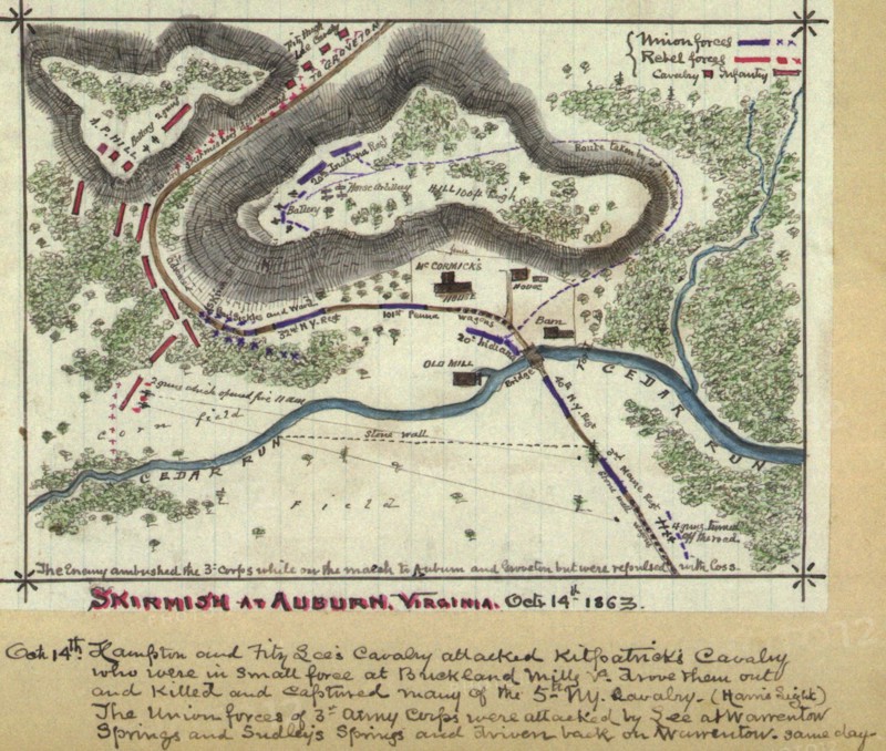 Skirmish at Auburn, Virginia, October. 14th 1863. 1863