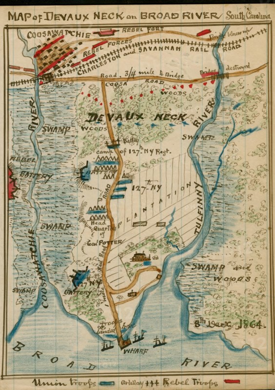 Devaux Neck on Broad River, South Carolina.