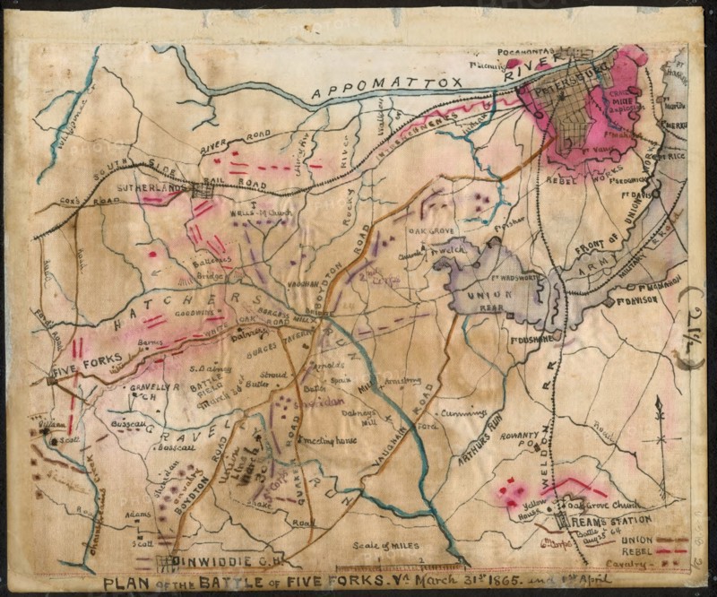 Battle of Five Forks, Va., March 31st 1865 and 1st April. 1865