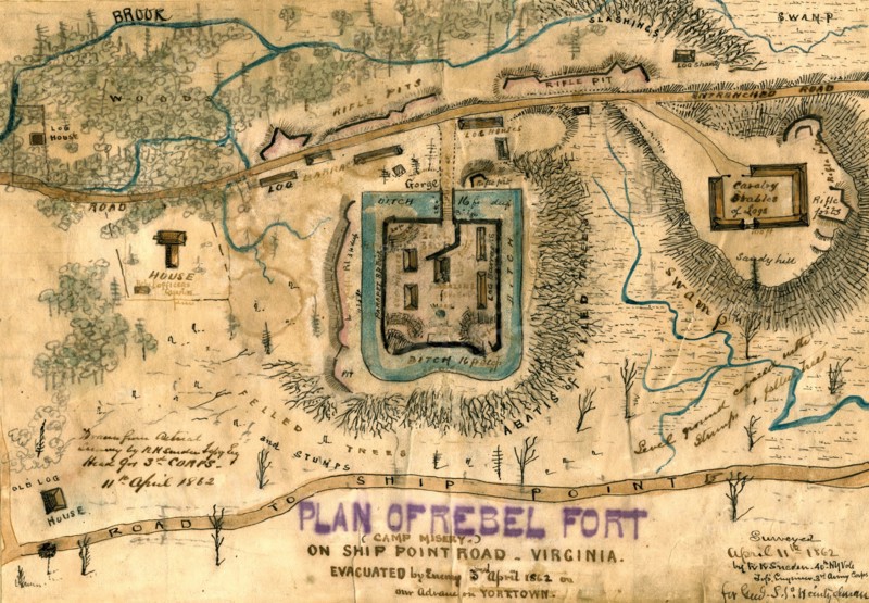 Camp Misery - Rebel Fort 1862