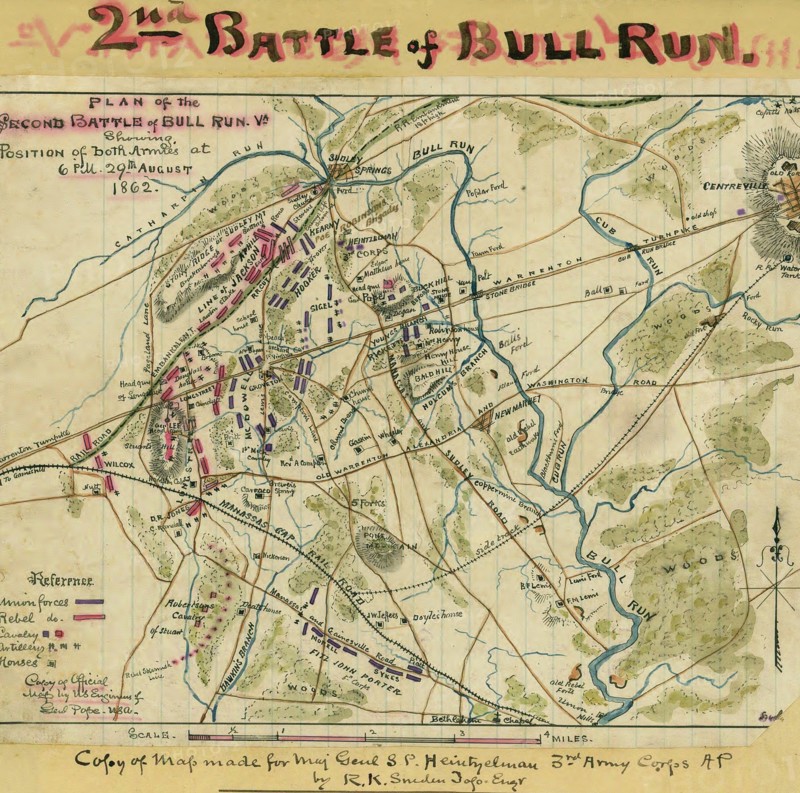 Battle of Bull Run -2nd Manassas 1862