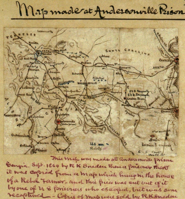 Andersonville Prison, Sumter Co., Georgia 1864