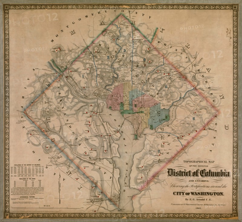Civil War Fortified Washington 1864
