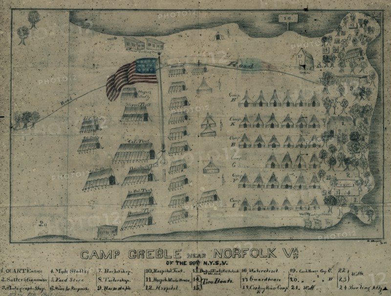Camp Greble near Norfolk, Va. 1862