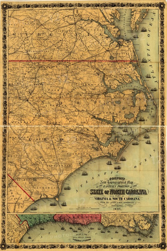 Eastern North Carolina - 1861 1861