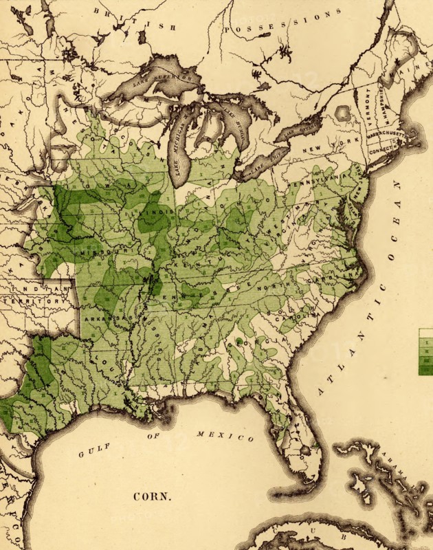 Corn Production - 1870 1870