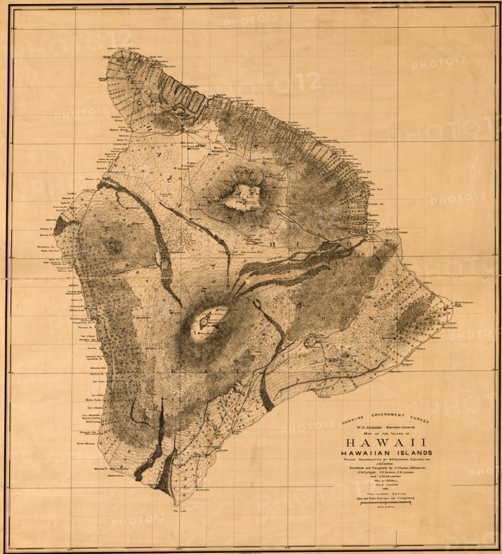 Hawaii, Main island - 1886 1886