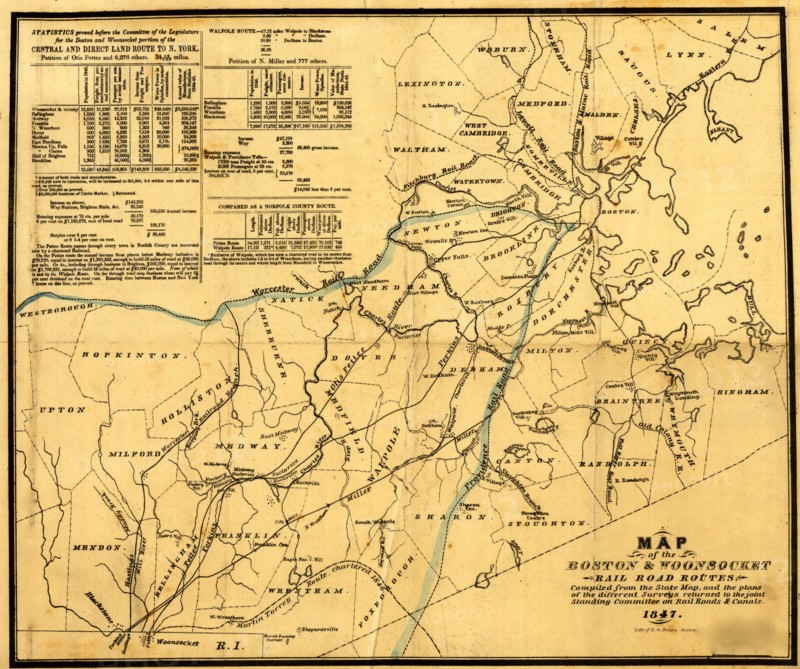 Boston & Woonsocket - 1847 1847