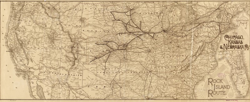 Chicago, Kansas & Nebraska - 1888 1888
