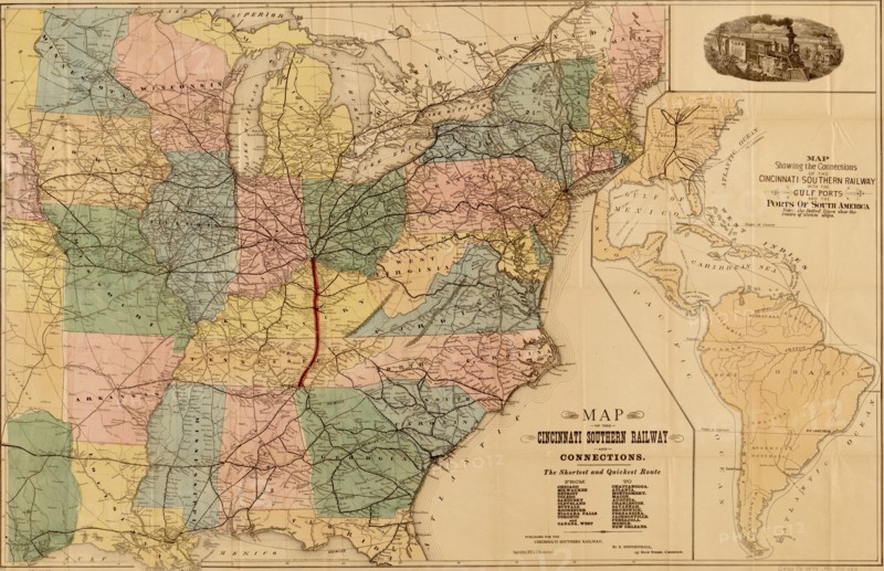 Cincinnati Southern Railway - 1879 1879