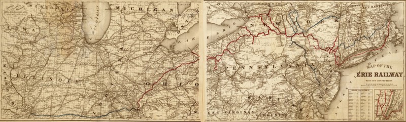 Erie Railway - 1869 1869