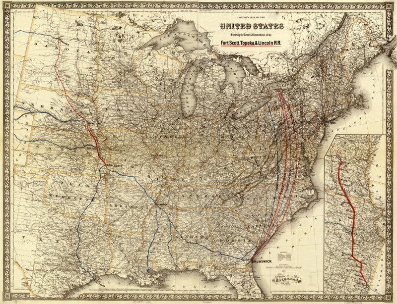 Fort Scott, Topeka & Lincoln R.R. - 1883 1883