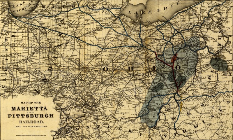 Marietta and Pittsburgh Railroad - 1871 1871