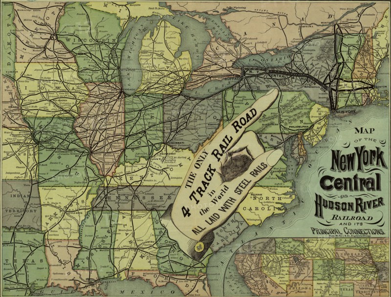 New York Central and Hudson River Railroad - 1876 1876