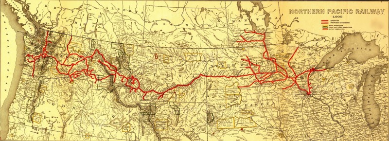 Northern Pacific Transcontinental - 1900 1900