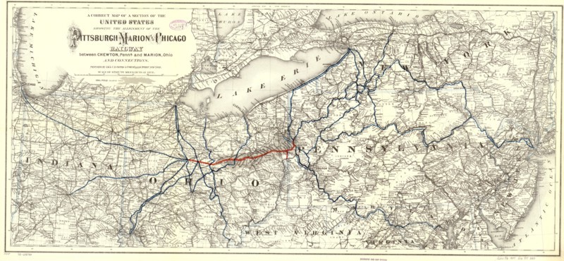 Pittsburgh Marion & Chicago - 1887 1887