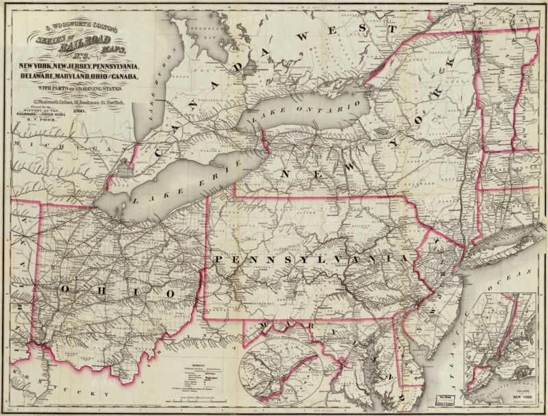 New York, New Jersey, Pennsylvania, Delaware, Maryland, Ohio and Canada 1860 1860