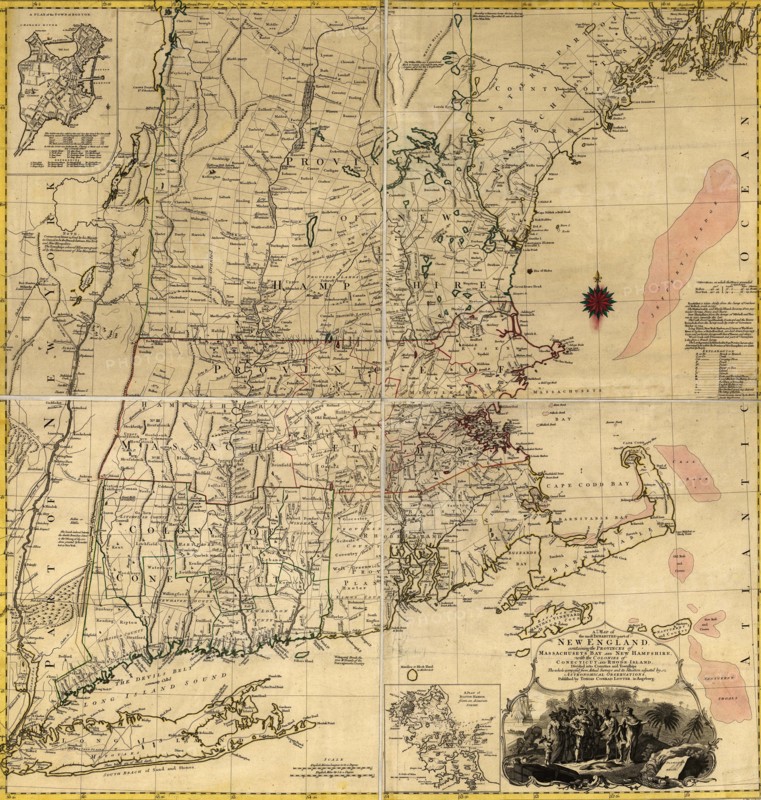 New England during the War of Independence 1776