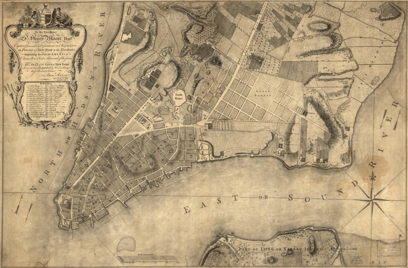 Plan of New York 1776