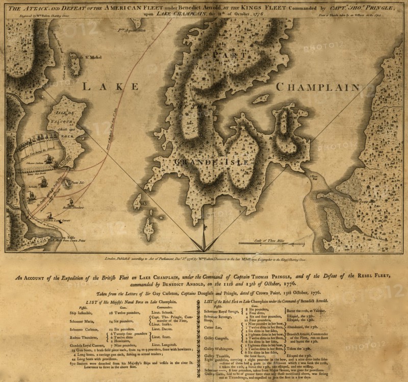 Battle of Valcour Island 1776