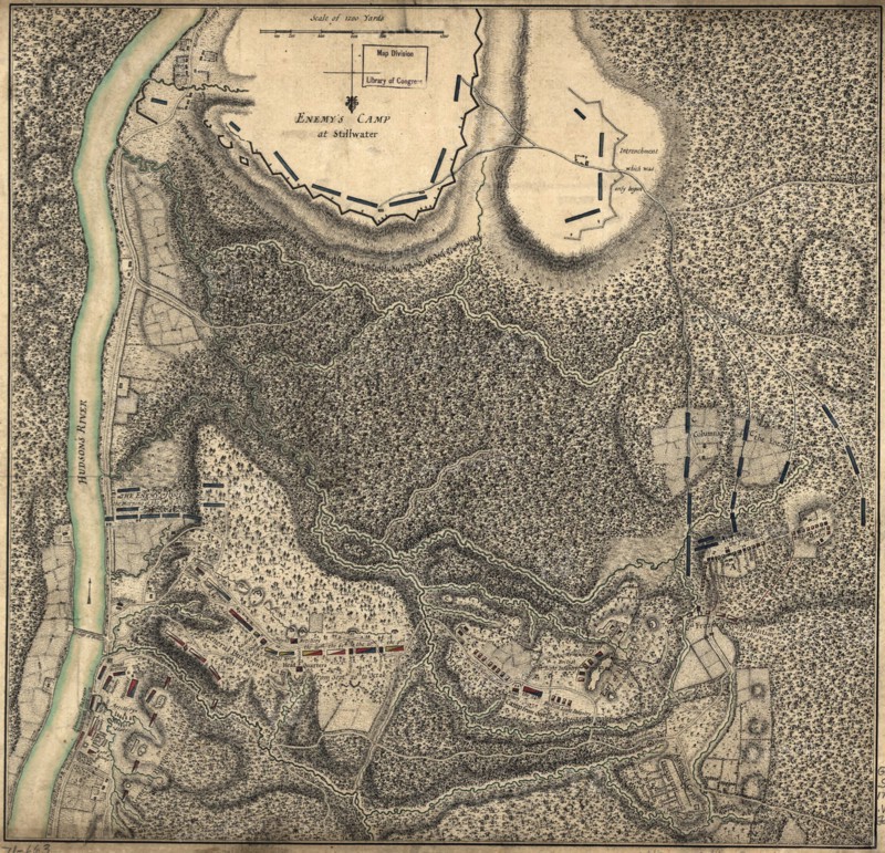 Bemus Heights Near Hudson River - 1777