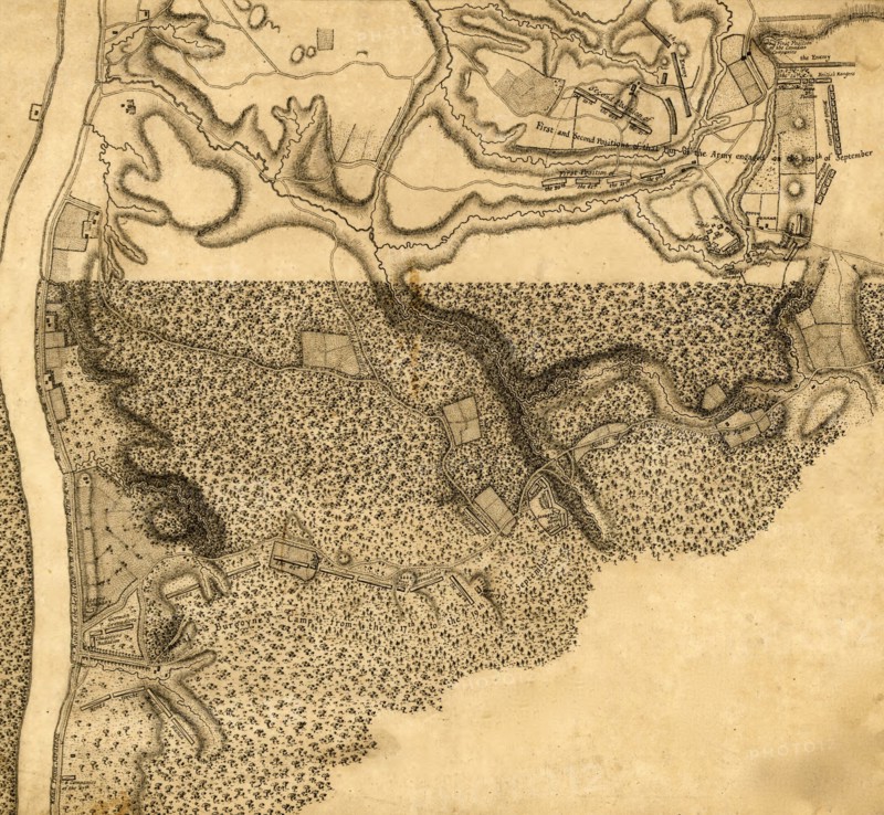 General Burgoyne at Swords House on Hudson's River - 1777