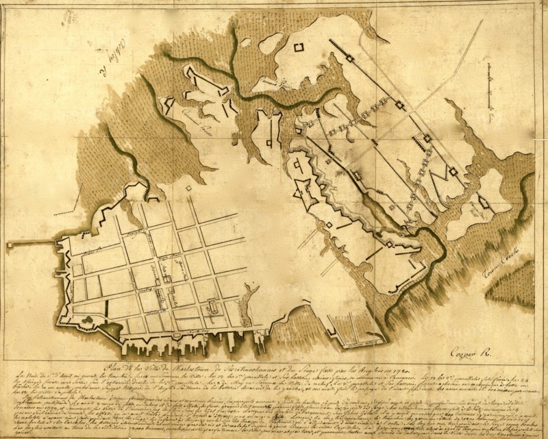 British Defenses at Charlestown - 1780 1780