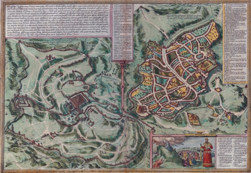 Antique Map of Jerusalem