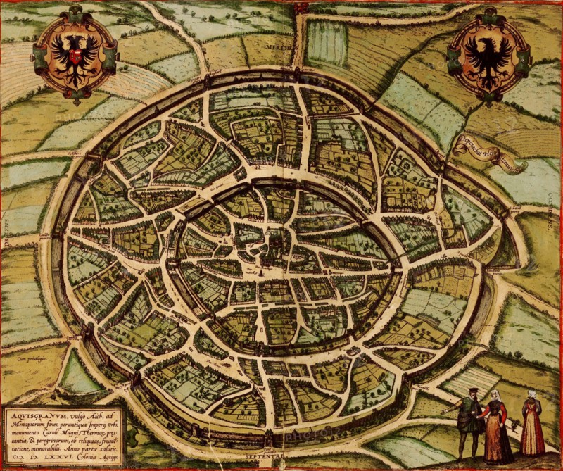 Antique Map of Jerusalem