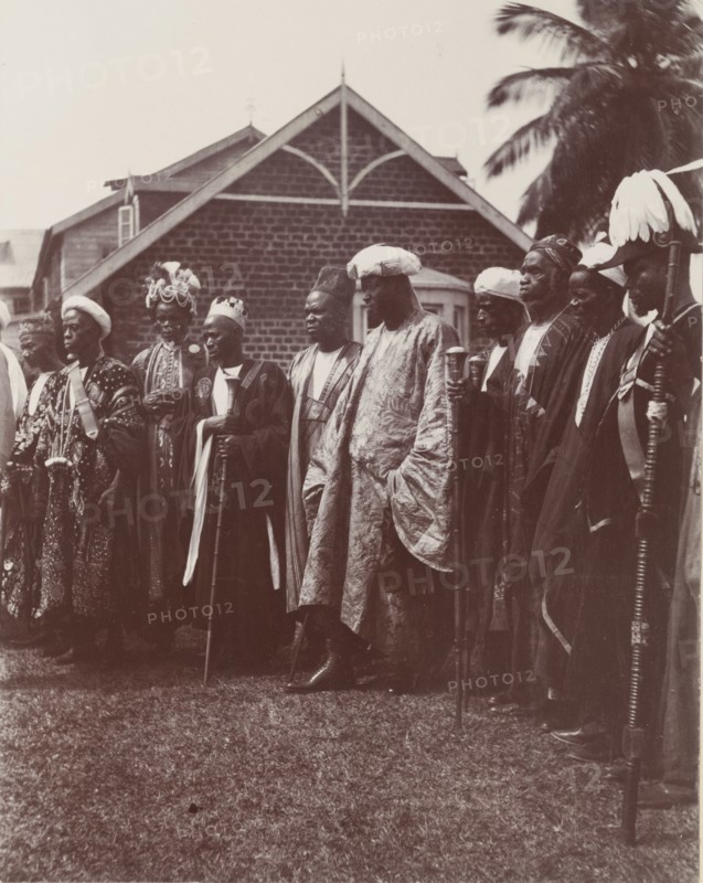 Bechuanaland chiefs await the Duke of Connaught