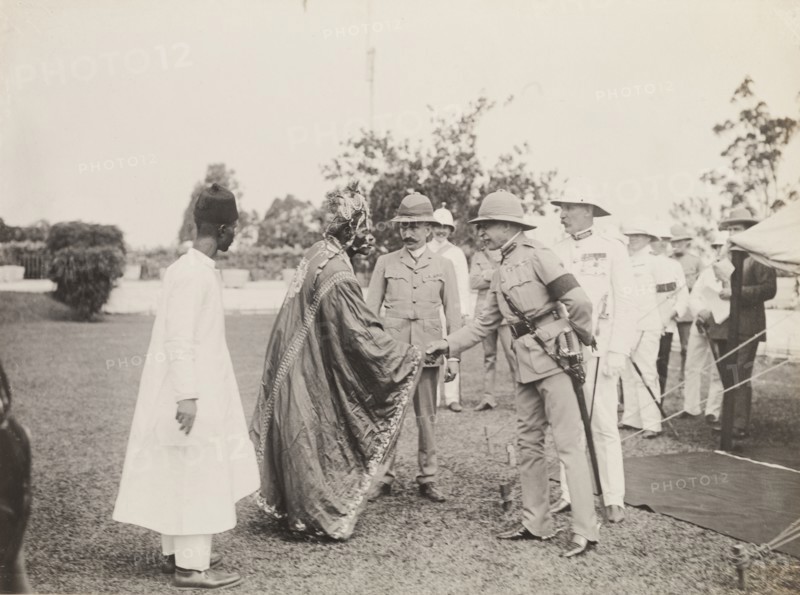 Duke of Connaught meets an African chief