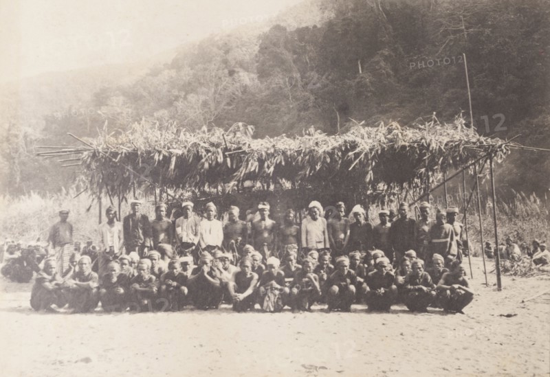 Chin tribesmen, Myanmar