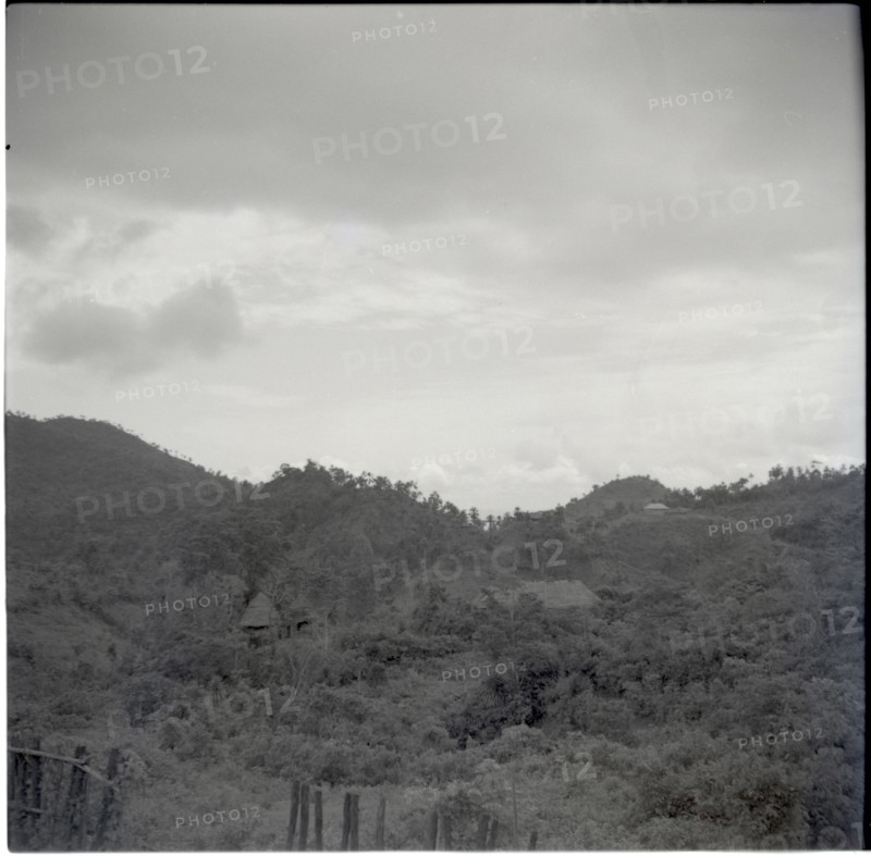 From Rest House, Fontem. Looking through hills to Banyang country