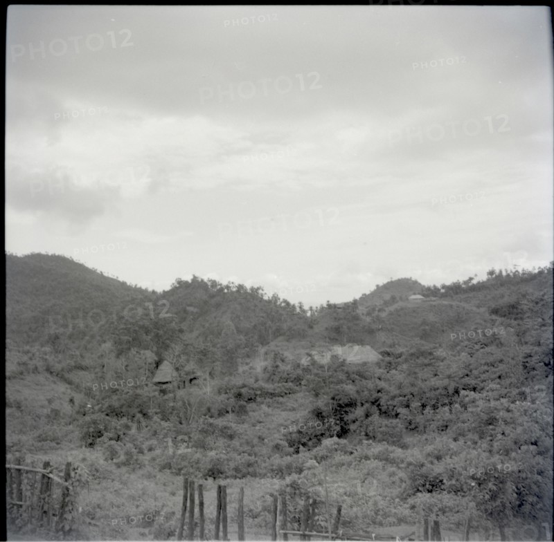 From Rest House, Fontem. Looking through hills to Banyang country
