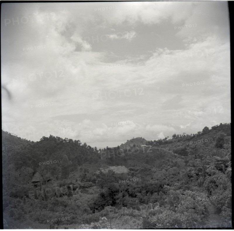 From Rest House, Fontem. Looking through hills to Banyang country