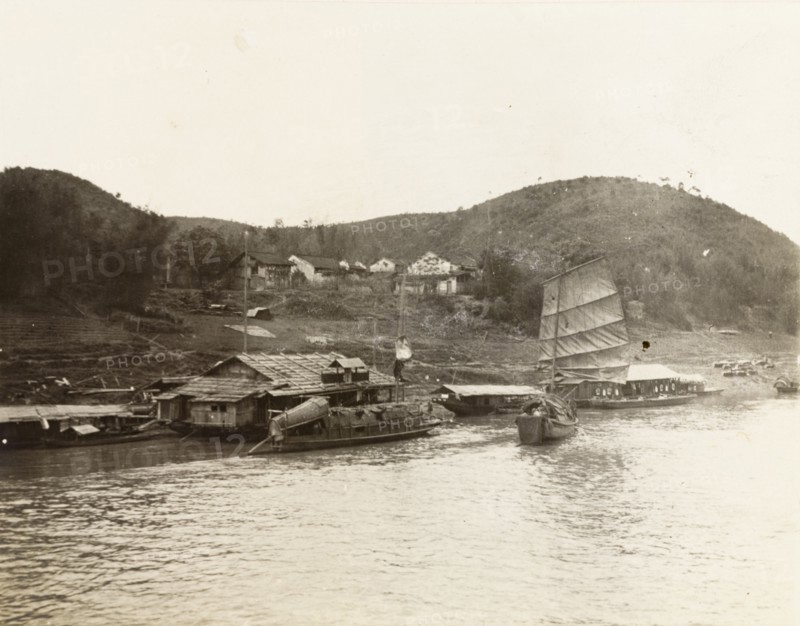 A 'likin' (tax) station on the Xijiang River