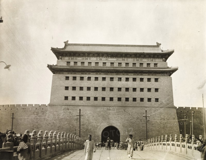 Guardhouse at Chien Men Gate, Peking