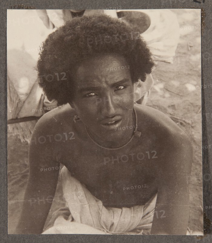 Portrait of a man from the Beni-Amer tribe