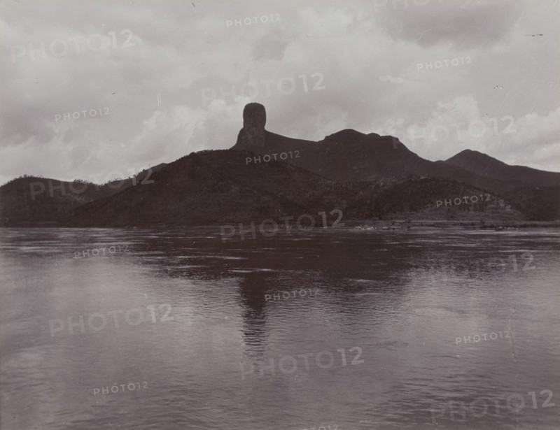'Monk's Head Rock' across the Xijiang River