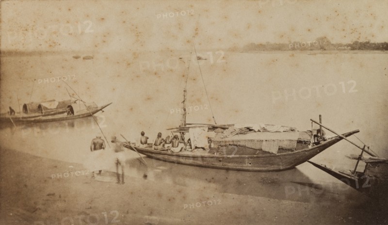 Fishing boats near Chandernagore